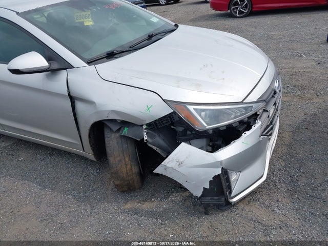 2019 Hyundai Elantra Sel მანქანა იყიდება აუქციონზე, vin: 5NPD84LF8KH418734, აუქციონის ნომერი: 46140813