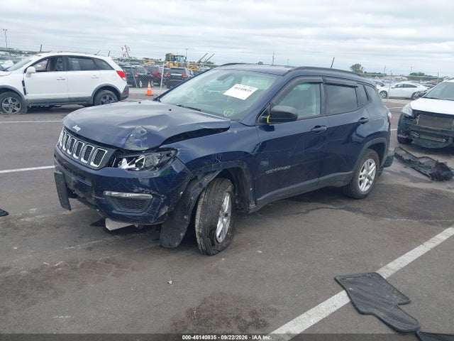 46140835 :رقم المزاد ، 3C4NJDABXHT647238 vin ، 2017 Jeep New Compass Sport 4x4 مزاد بيع