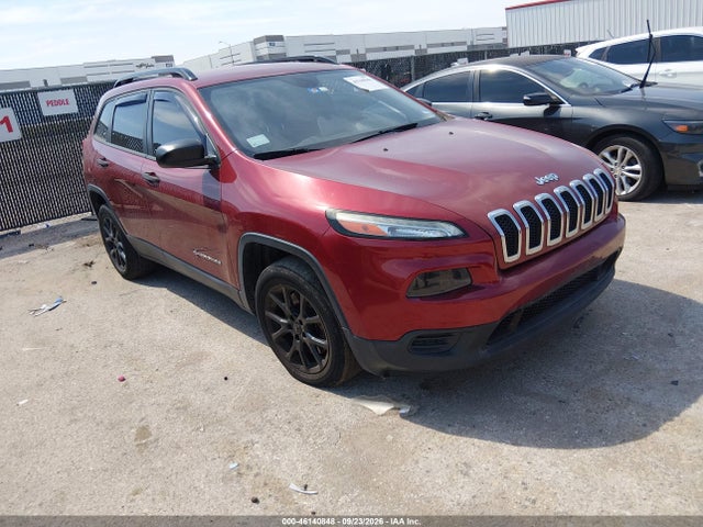 2016 Jeep Cherokee Sport მანქანა იყიდება აუქციონზე, vin: 1C4PJLABXGW222436, აუქციონის ნომერი: 46140848