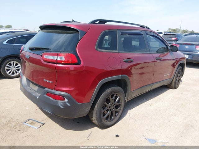 Продажа на аукционе авто 2016 Jeep Cherokee Sport, vin: 1C4PJLABXGW222436, номер лота: 46140848