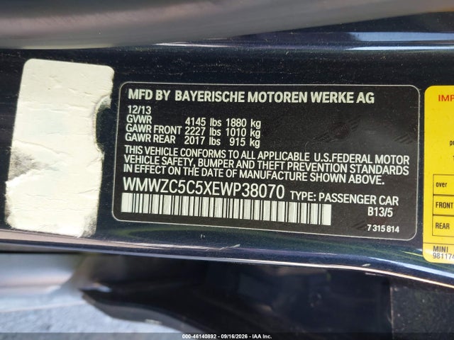 Mini Countryman Cooper S 2014 WMWZC5C5XEWP38070 Image 9