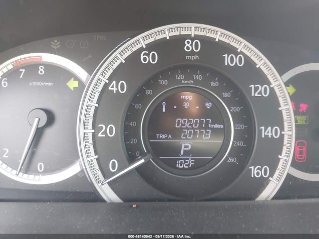 46140942 :رقم المزاد ، 1HGCR2F86FA174834 vin ، 2015 Honda Accord Ex-l مزاد بيع