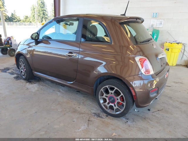 Продаж на аукціоні авто 2012 Fiat 500 Sport, vin: 3C3CFFBR8CT113491, номер лоту: 46141008