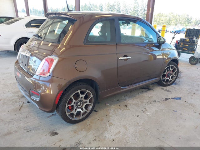 Продаж на аукціоні авто 2012 Fiat 500 Sport, vin: 3C3CFFBR8CT113491, номер лоту: 46141008