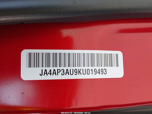 2019 Mitsubishi Outlander Sport 2.0 Es მანქანა იყიდება აუქციონზე, vin: JA4AP3AU9KU019493, აუქციონის ნომერი: 46141147