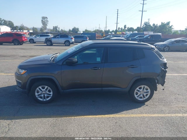 2018 Jeep Compass Sport Fwd მანქანა იყიდება აუქციონზე, vin: 3C4NJCAB2JT254883, აუქციონის ნომერი: 46141163