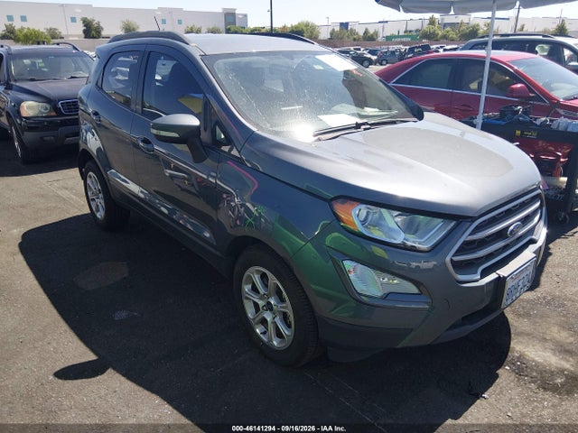 2020 Ford Ecosport Se მანქანა იყიდება აუქციონზე, vin: MAJ3S2GE2LC321308, აუქციონის ნომერი: 46141294