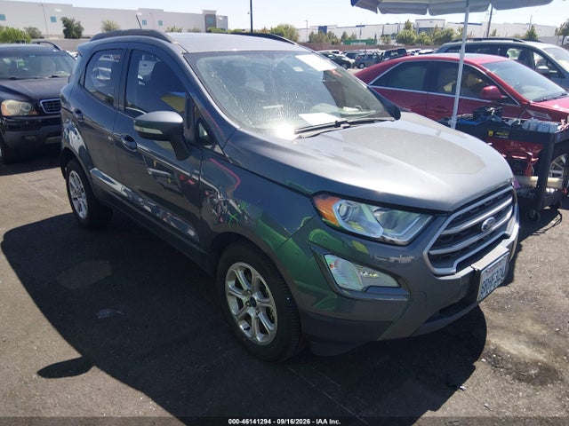 Продажа на аукционе авто 2020 Ford Ecosport Se, vin: MAJ3S2GE2LC321308, номер лота: 46141294