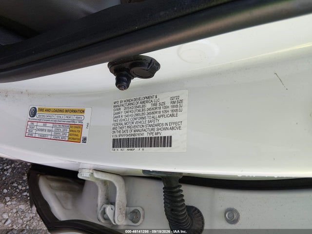 46141298 :رقم المزاد ، 5FNYF5H59NB016141 vin ، 2022 Honda Pilot 2wd Ex-l مزاد بيع
