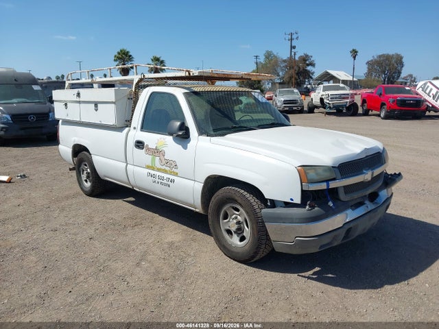 2004 Chevrolet Silverado 1500 Work Truck მანქანა იყიდება აუქციონზე, vin: 1GCEC14X34Z294960, აუქციონის ნომერი: 46141328
