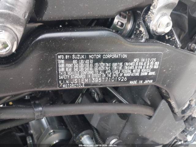 Suzuki Gsx800 F 2026 JS1EM13B5T7101926 Image 10