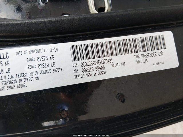 2014 Chrysler 300 მანქანა იყიდება აუქციონზე, vin: 2C3CCAAG4EH375421, აუქციონის ნომერი: 46141482
