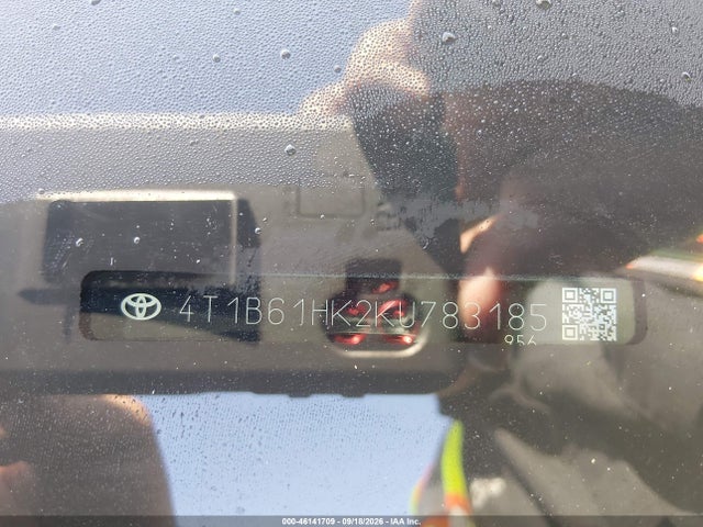 4T1B61HK2KU783185 Toyota CAMRY XSE