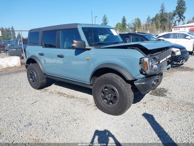 46141752 :رقم المزاد ، 1FMEE5DPXNLB84649 vin ، 2022 Ford Bronco Badlands مزاد بيع