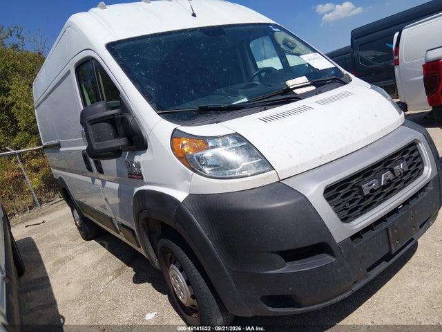 46141832 :رقم المزاد ، 3C6TRVBG4KE516714 vin ، 2019 Ram Promaster 1500 High Roof 136 Wb مزاد بيع
