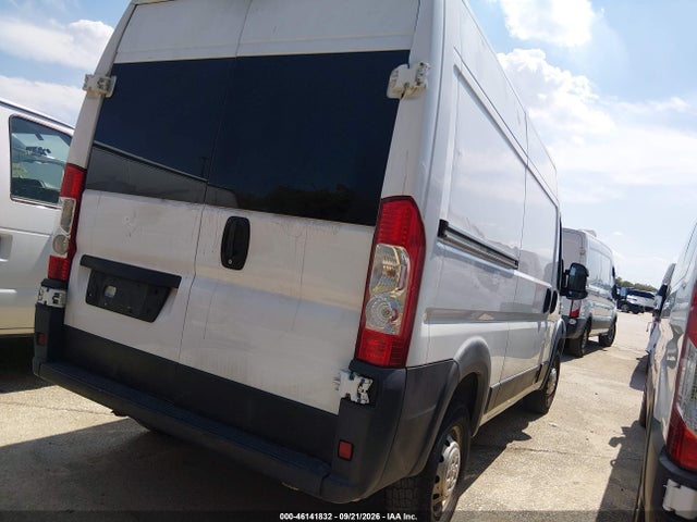 46141832 :رقم المزاد ، 3C6TRVBG4KE516714 vin ، 2019 Ram Promaster 1500 High Roof 136 Wb مزاد بيع