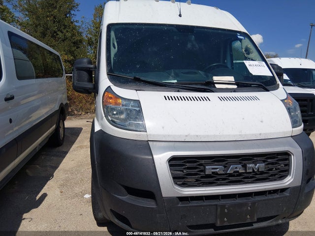 46141832 :رقم المزاد ، 3C6TRVBG4KE516714 vin ، 2019 Ram Promaster 1500 High Roof 136 Wb مزاد بيع