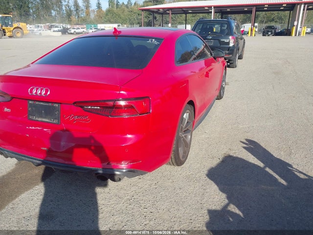 46141875 :رقم المزاد ، WAUP4AF50JA001735 vin ، 2018 Audi S5 3.0t Premium Plus مزاد بيع