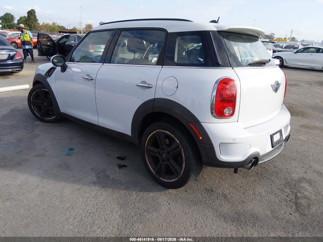 Продажа на аукционе авто 2013 Mini Countryman Cooper S, vin: WMWZC3C54DWP22563, номер лота: 46141916