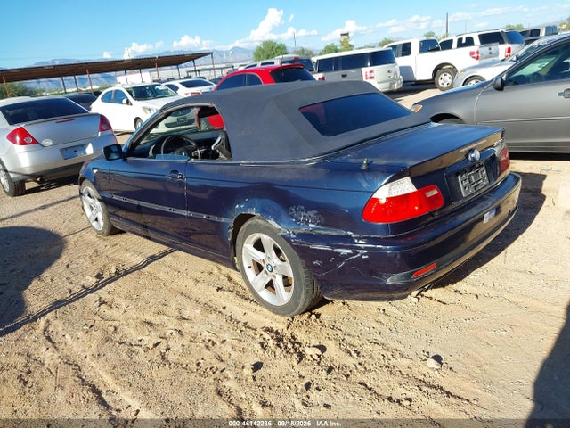 2005 Bmw 325ci მანქანა იყიდება აუქციონზე, vin: WBABW334X5PL36967, აუქციონის ნომერი: 46142236