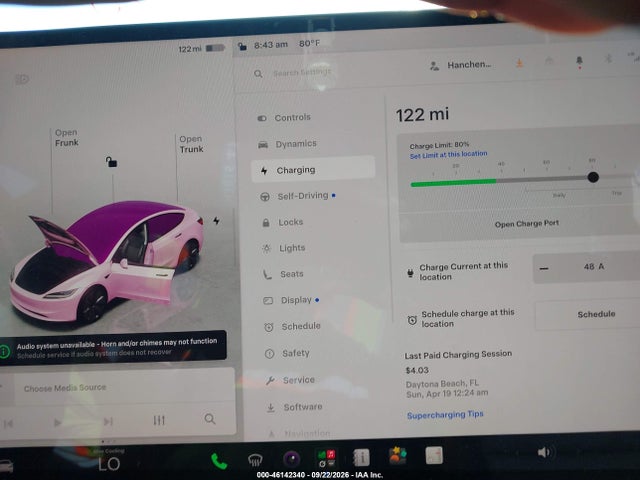 46142340 :رقم المزاد ، 5YJ3E1EA7RF836859 vin ، 2024 Tesla Model 3 Long Range Dual Motor All-wheel Drive/rear-wheel Drive مزاد بيع