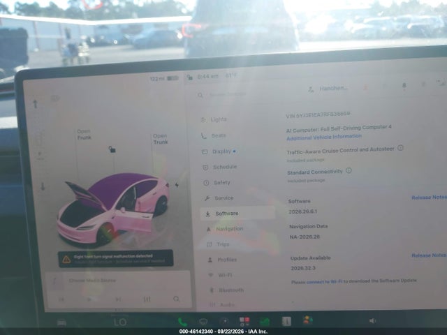 46142340 :رقم المزاد ، 5YJ3E1EA7RF836859 vin ، 2024 Tesla Model 3 Long Range Dual Motor All-wheel Drive/rear-wheel Drive مزاد بيع
