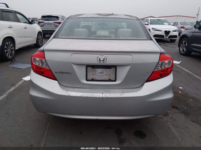 2012 Honda Civic Lx მანქანა იყიდება აუქციონზე, vin: 2HGFB2F58CH310580, აუქციონის ნომერი: 46142541