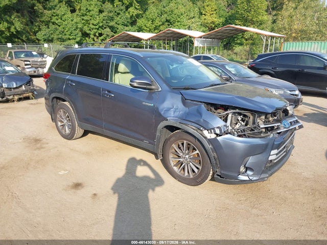 46143030 :رقم المزاد ، 5TDJGRFH5KS076492 vin ، 2019 Toyota Highlander Hybrid Xle مزاد بيع