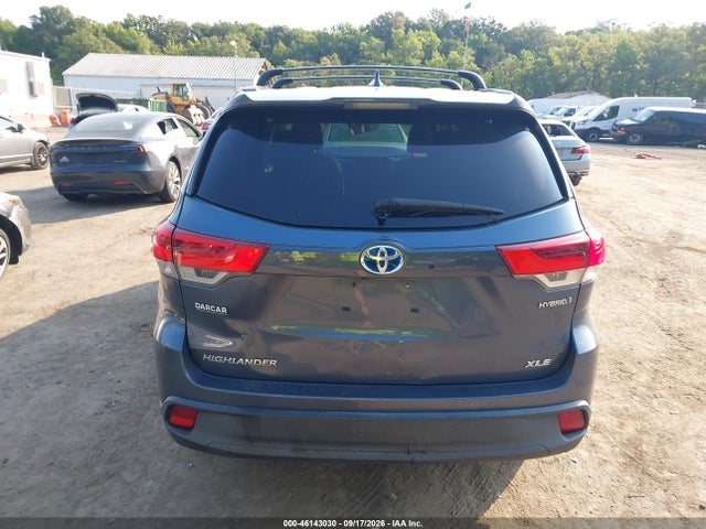 46143030 :رقم المزاد ، 5TDJGRFH5KS076492 vin ، 2019 Toyota Highlander Hybrid Xle مزاد بيع