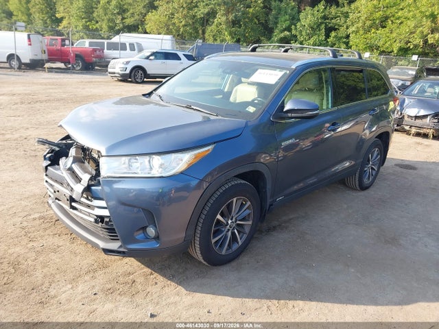 46143030 :رقم المزاد ، 5TDJGRFH5KS076492 vin ، 2019 Toyota Highlander Hybrid Xle مزاد بيع