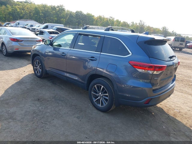46143030 :رقم المزاد ، 5TDJGRFH5KS076492 vin ، 2019 Toyota Highlander Hybrid Xle مزاد بيع