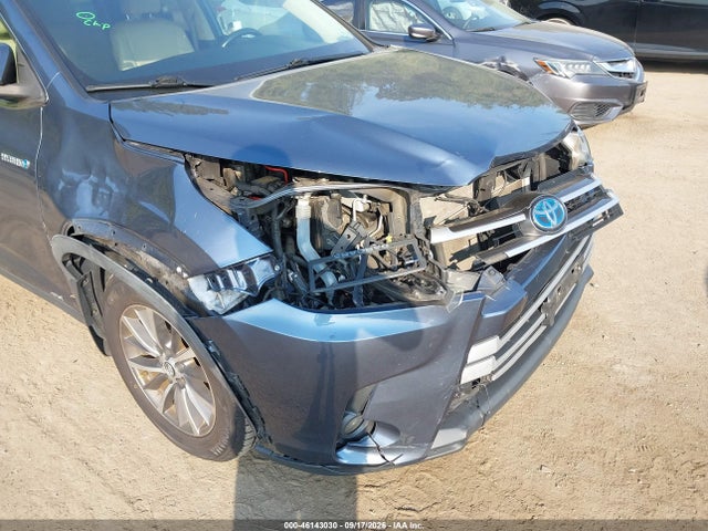 46143030 :رقم المزاد ، 5TDJGRFH5KS076492 vin ، 2019 Toyota Highlander Hybrid Xle مزاد بيع