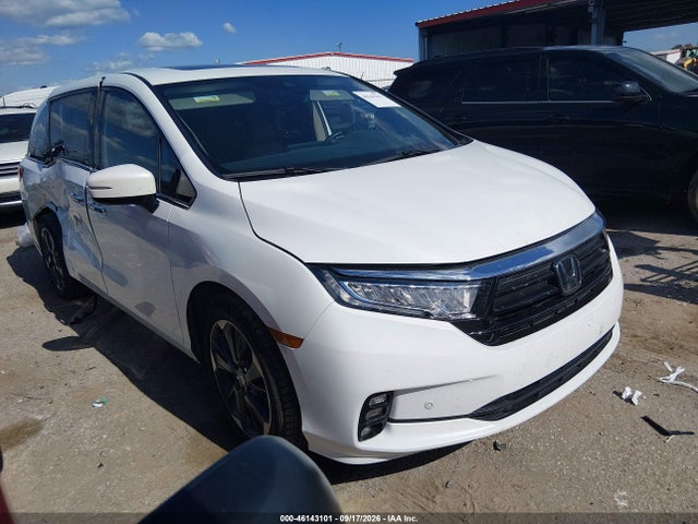2022 Honda Odyssey Elite მანქანა იყიდება აუქციონზე, vin: 5FNRL6H92NB045194, აუქციონის ნომერი: 46143101