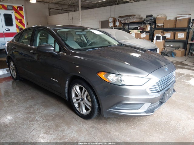 2018 Ford Fusion Hybrid S მანქანა იყიდება აუქციონზე, vin: 3FA6P0UU7JR273690, აუქციონის ნომერი: 46143105