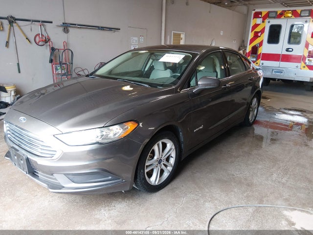 2018 Ford Fusion Hybrid S მანქანა იყიდება აუქციონზე, vin: 3FA6P0UU7JR273690, აუქციონის ნომერი: 46143105