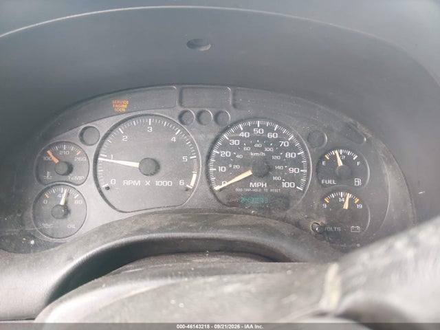 46143218 :رقم المزاد ، 1GNCS18X93K102945 vin ، 2003 Chevrolet Blazer Xtreme مزاد بيع