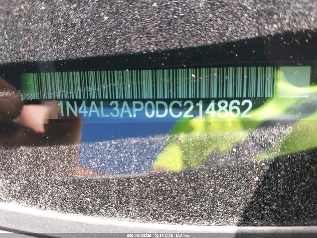 2013 Nissan Altima 2.5 Sl მანქანა იყიდება აუქციონზე, vin: 1N4AL3AP0DC214862, აუქციონის ნომერი: 46143239