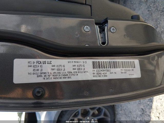 Продаж на аукціоні авто 2019 Chrysler 300 Touring, vin: 2C3CCAAG9KH728912, номер лоту: 46143317