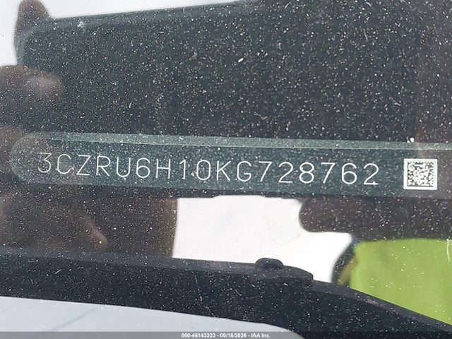 Aukcja sprzedaży 2019 Honda Hr-v Sport, vin: 3CZRU6H10KG728762, numer aukcji: 46143323