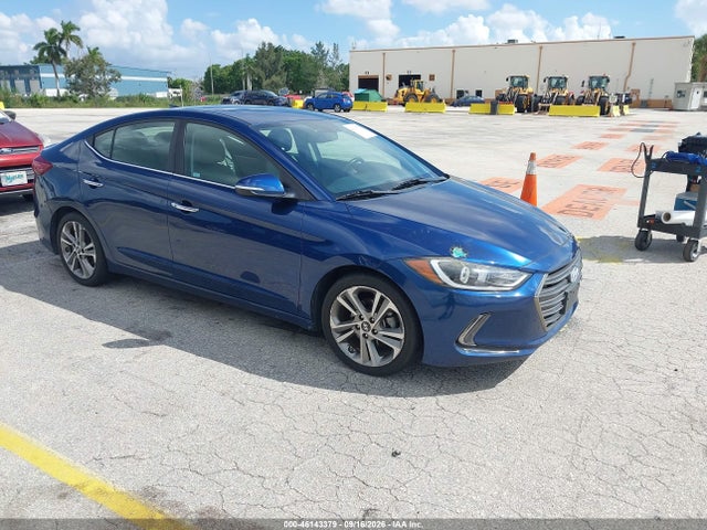 Продажа на аукционе авто 2017 Hyundai Elantra Limited, vin: 5NPD84LF0HH058822, номер лота: 46143379
