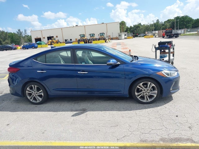 Продаж на аукціоні авто 2017 Hyundai Elantra Limited, vin: 5NPD84LF0HH058822, номер лоту: 46143379