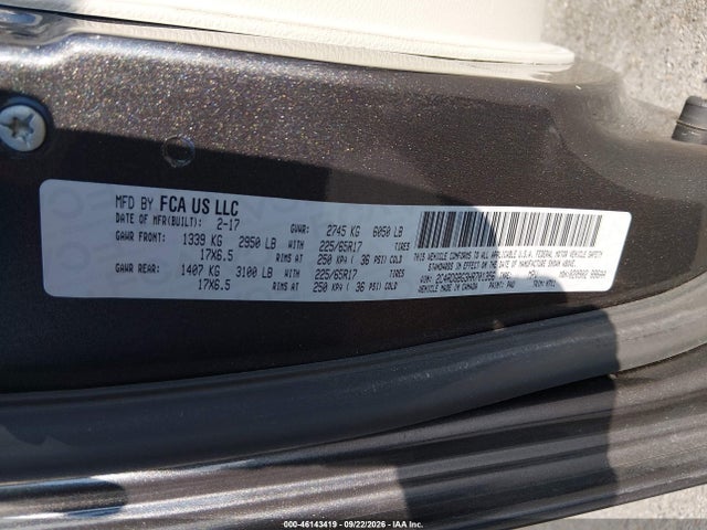 2C4RDGBG3HR701356 Dodge Grand Caravan Se