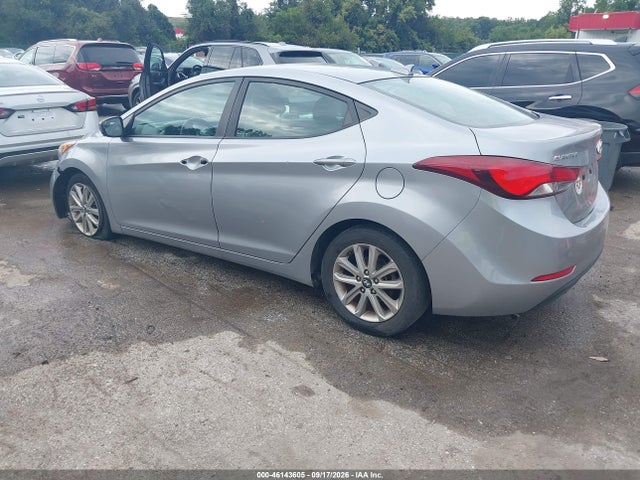 2016 Hyundai Elantra Se მანქანა იყიდება აუქციონზე, vin: 5NPDH4AE0GH705180, აუქციონის ნომერი: 46143605