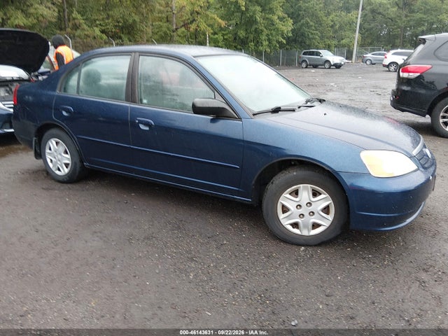 2003 Honda Civic Lx მანქანა იყიდება აუქციონზე, vin: 2HGES16503H554794, აუქციონის ნომერი: 46143631