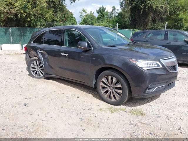 2016 Acura Mdx Technology   Acurawatch Plus Packages/technology Package მანქანა იყიდება აუქციონზე, vin: 5FRYD4H43GB024986, აუქციონის ნომერი: 46143642