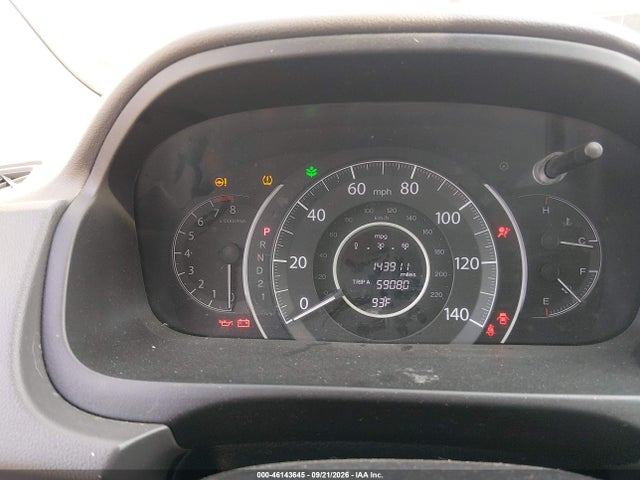 2013 Honda Cr-v Ex-l მანქანა იყიდება აუქციონზე, vin: 5J6RM3H77DL010022, აუქციონის ნომერი: 46143645