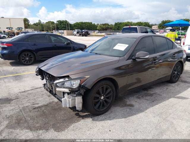 2014 Infiniti Q50 Premium მანქანა იყიდება აუქციონზე, vin: JN1BV7AP3EM679196, აუქციონის ნომერი: 46143722