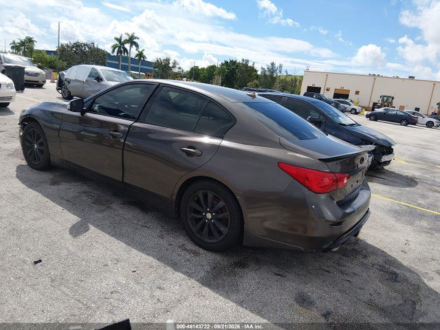 2014 Infiniti Q50 Premium მანქანა იყიდება აუქციონზე, vin: JN1BV7AP3EM679196, აუქციონის ნომერი: 46143722