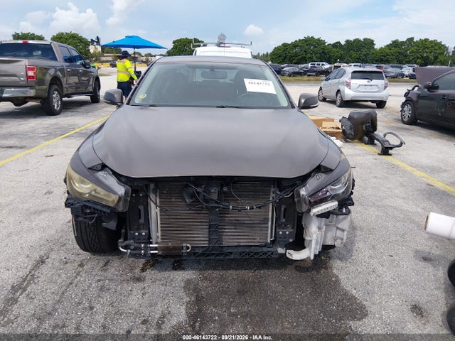 2014 Infiniti Q50 Premium მანქანა იყიდება აუქციონზე, vin: JN1BV7AP3EM679196, აუქციონის ნომერი: 46143722