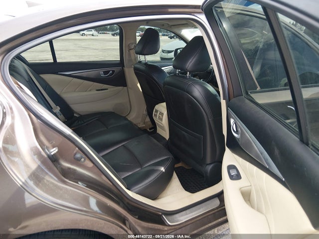 2014 Infiniti Q50 Premium მანქანა იყიდება აუქციონზე, vin: JN1BV7AP3EM679196, აუქციონის ნომერი: 46143722